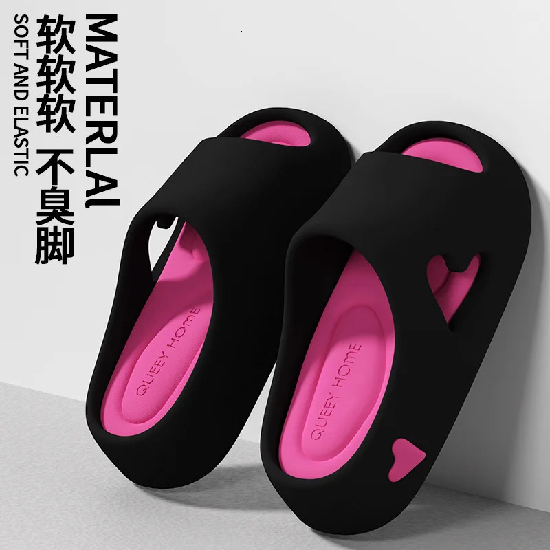 2024 Fashion Womens Home Slide Slide Place Couleur Couleur antidérapante Chaussures de douche épaisses Diapositive d'été 240719