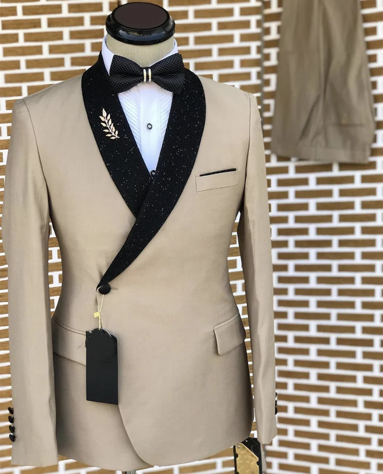 2 Piece Mens Wedding Suit Fashion Slim Business Office Sets Men Blazer Pants Man Suits For Groom Traje 240713