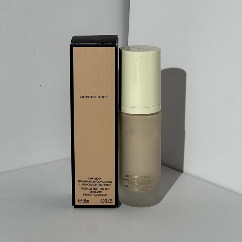 30ml Face Makeup liquid Foundation ETERNITE DE BEAUTE 24H Wear BREATHABLE FOUNDATION LUMINOUS MATTE FINISH FOND DE TEINT AERIEN TENUE 24H FINI MA-image-1004336492