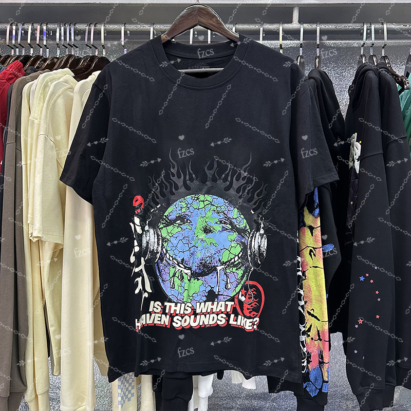 Mens Tshirts Designer T Shirt Short Sleeve Shirts With Letters Print Women Hip Pop Grapic Tees Shirt Crew Neck Tshirt high Street Loose Vintage G-image-929519246