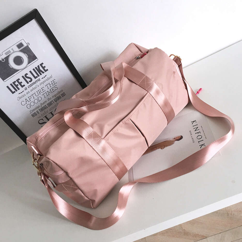 Fiess dry wet separation yoga women's Oxford cloth swimming lage bag, large capacity short distance travel bag-image-1004716472