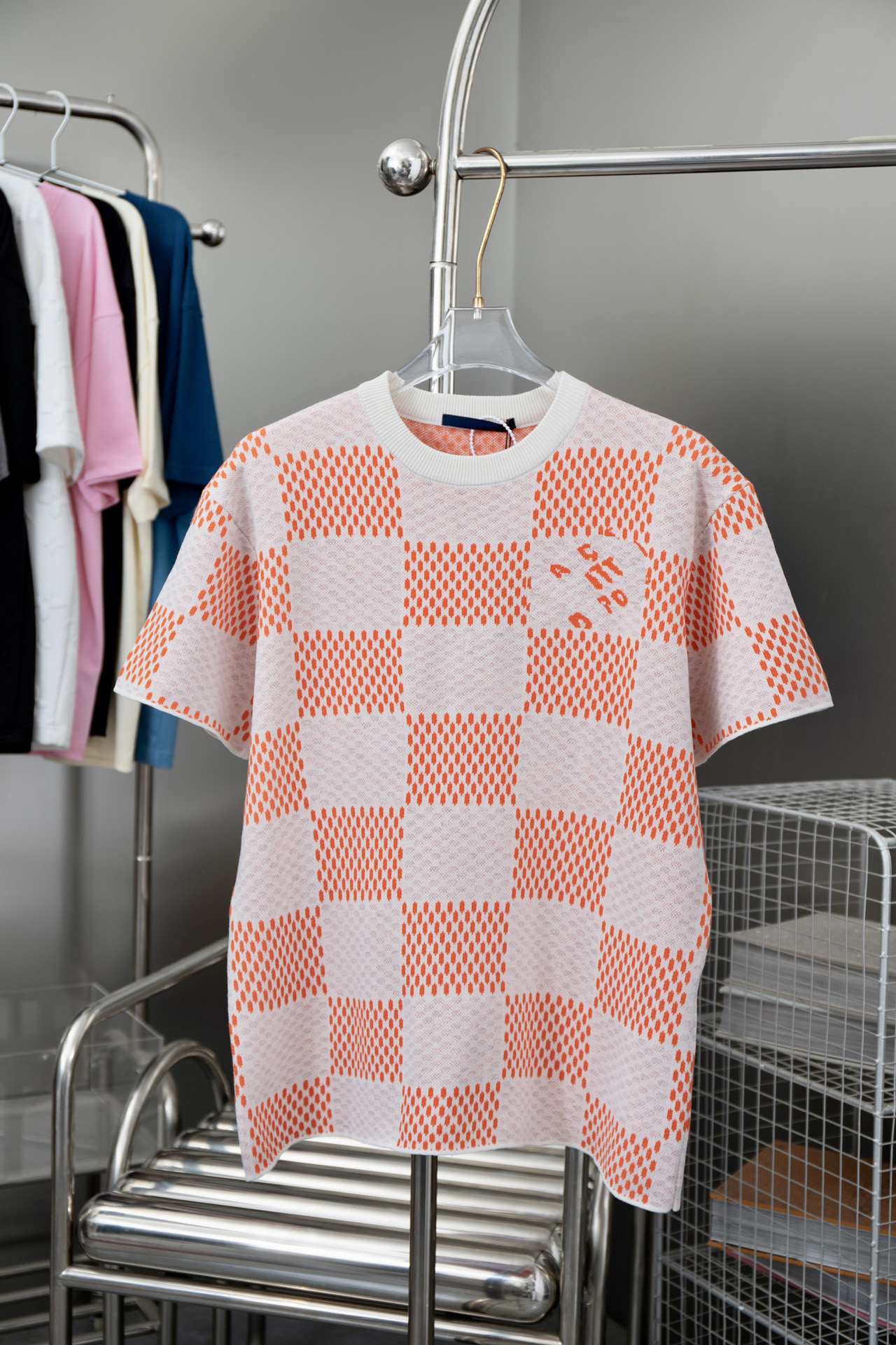 Designer Mens T-shirt Style Summer Tshirts broderie avec lettres imprimer les t-shirts en vrac tendance à manches courtes sur les chemises décont