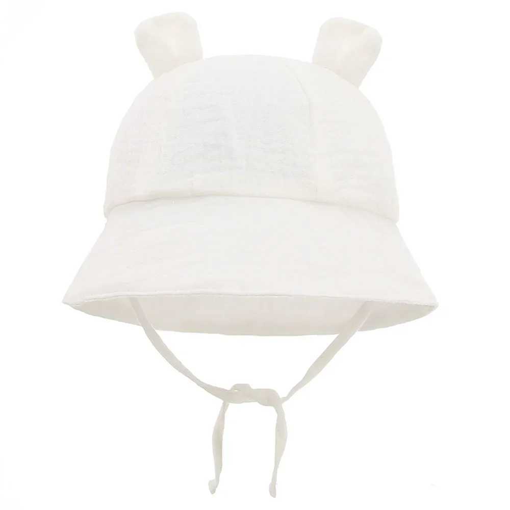 Caps Hats 2022 New Autumn Baby Sun Hat Children Outdoor Rabbit Ear Beach Caps Boy Girl Panama Hat Unisex Beach Bucket Hats Bunny Hat