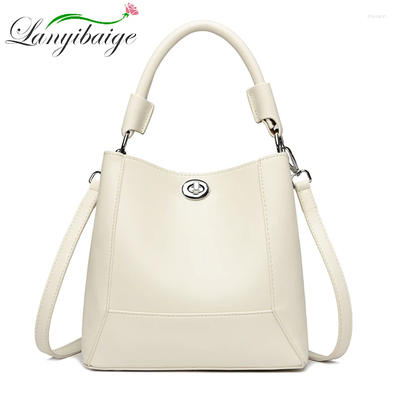 Shoulder Bags 2024 Luxury Womens Handbag High Quality Soft Leather Female Bag 3-Layer Large Capacity Girl Tote Bolsas Sac A Main
