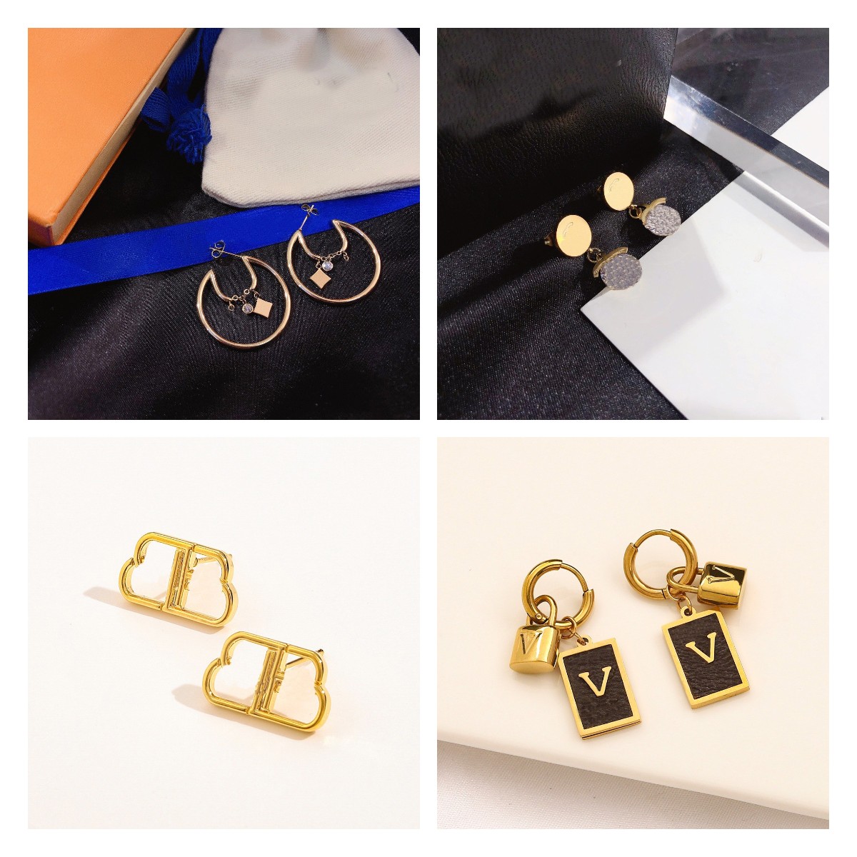 18k Gold Plated Stud Earrings Designer Women Love Ear1rings Romantic Designer Letter Charm Earrings Fashion Versatile European Luxury Brand Gift-image-854515768