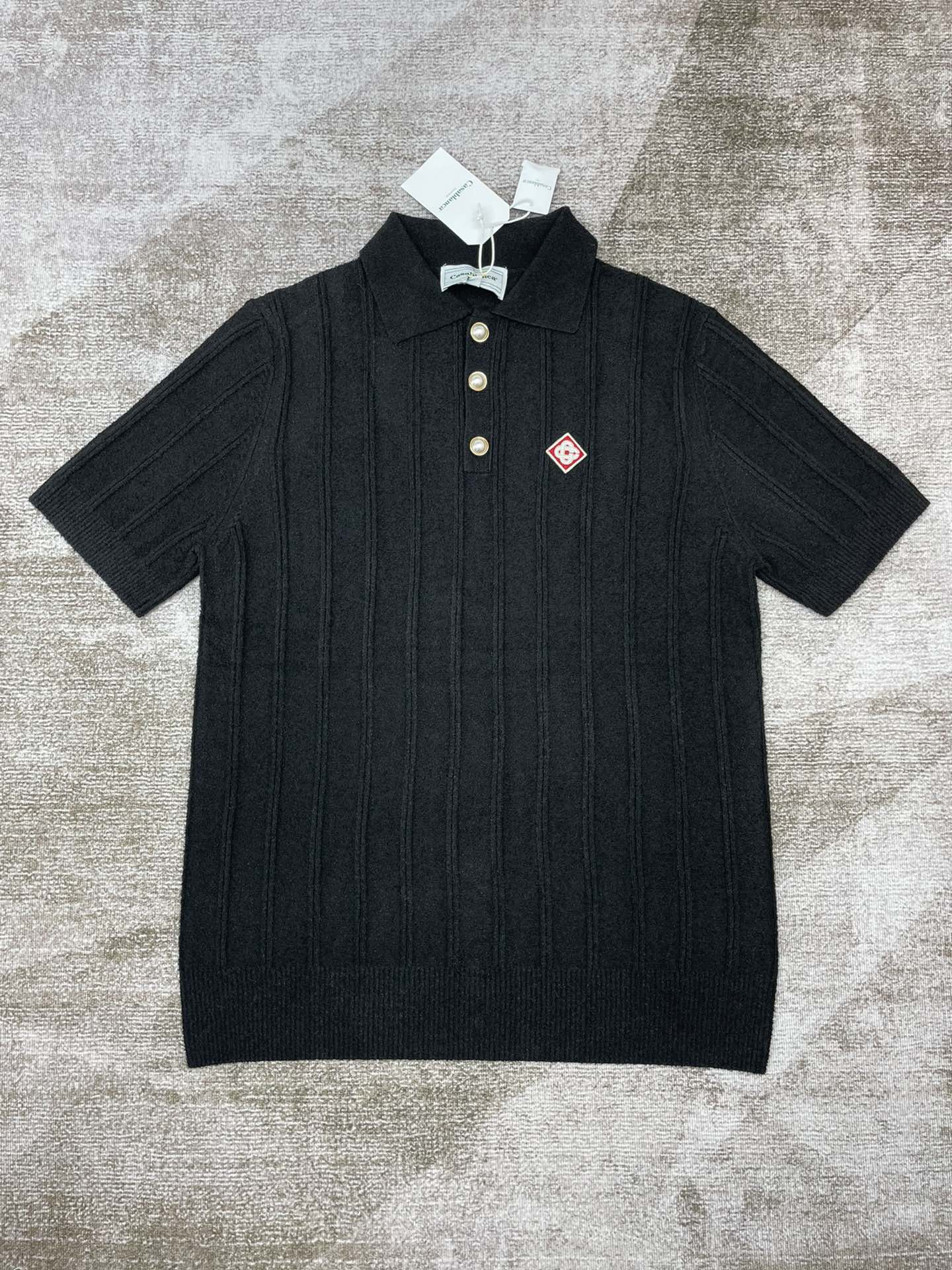 Casa Tripted Polo Designer 24SS Shirts de luxe à manches courtes hommes et femmes mêmes polos