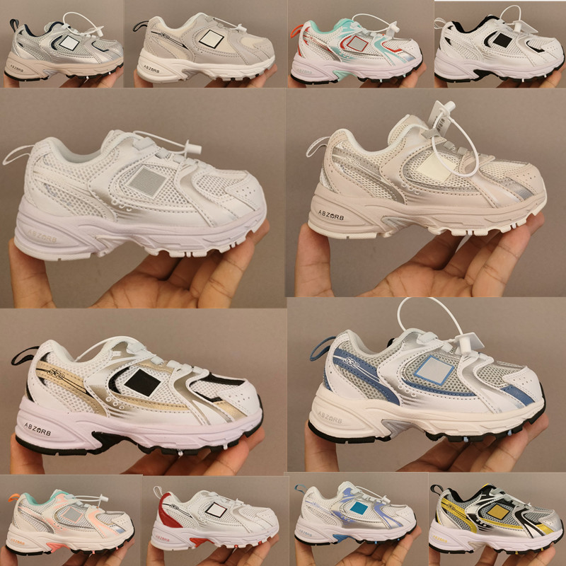 Baskets gris bleu Runner TD Navy, chaussures de course unisexes pour tout-petits, baskets pour garçons et filles