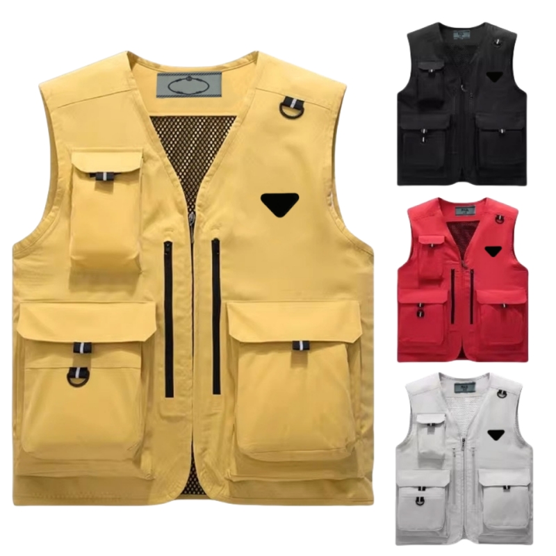 Aether Threads Men's Vests jacket tank top stylist luxury women's men vest Outdoor camping with multiple pockets High quality Couples wind