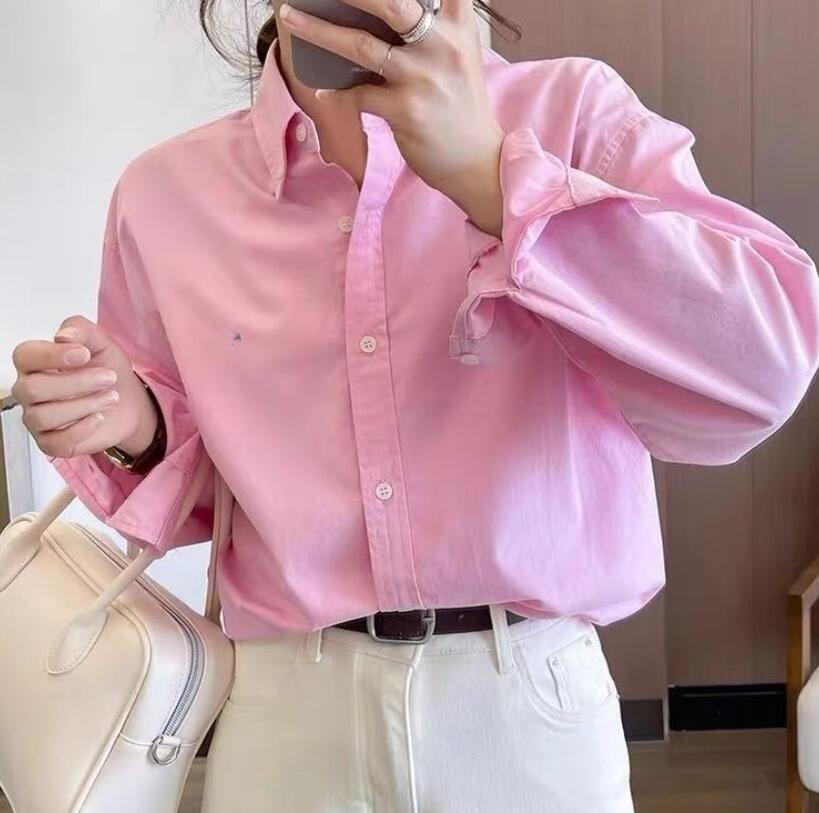 Women Shirts Long Sleeve Lace Patchwork Solid White and Black Office Ladies V-Neck Blouse Women Clothes Women Tops And Blouses-image-775509193
