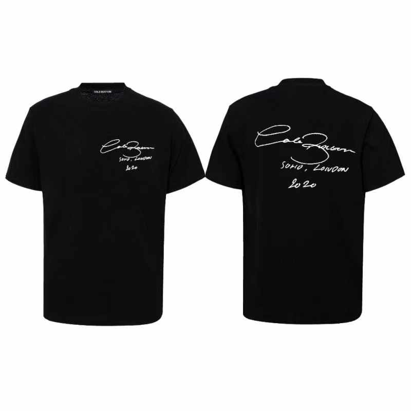 Designer Colebuxtonn Shirts Summer Spring Loose Fade Proof Graphic Tee Cole Bucton T Shirt Breathable High Quality Classic Slogan Print Cole Buxon T