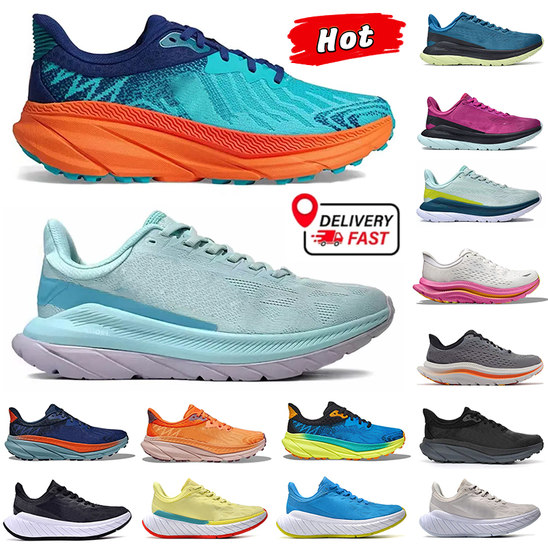 Chaussures de course designer hommes femmes sneakers extérieurs Bondis 7 Challenger Carbon X 2 One Womens Anthracite Randonnée Shoe Kawana Mach 4