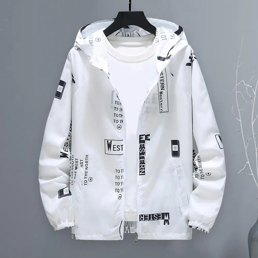 Stylish Casual Jacket Long Sleeves Jacket Coat Windproof Daily Wear Summer Ultra Thin Coat 240722