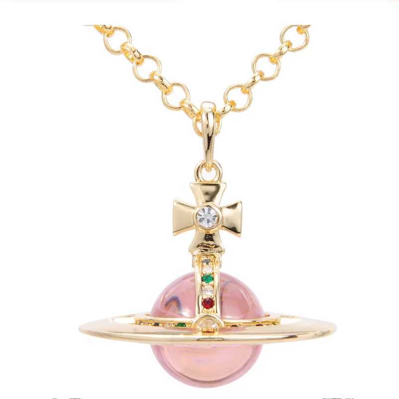Colliers de pendentif 20 mm perle en verre Femmes Chaîne de pull pendentif Long Collier J240719