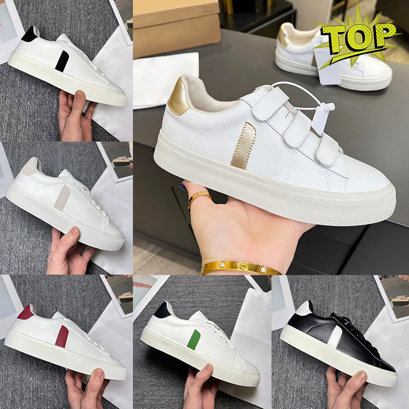 Luxury mens designer shoes Recife Campo Chromefree V10 Leather Sneakers White Platine black Natural Matcha Nova low Canvas men women casual train