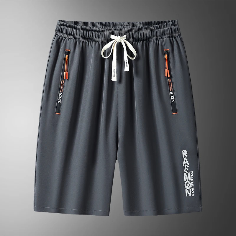Mens beach quick drying sport board black shorts 2024 summer casual classic oversized 7XL 6XL pants 240724