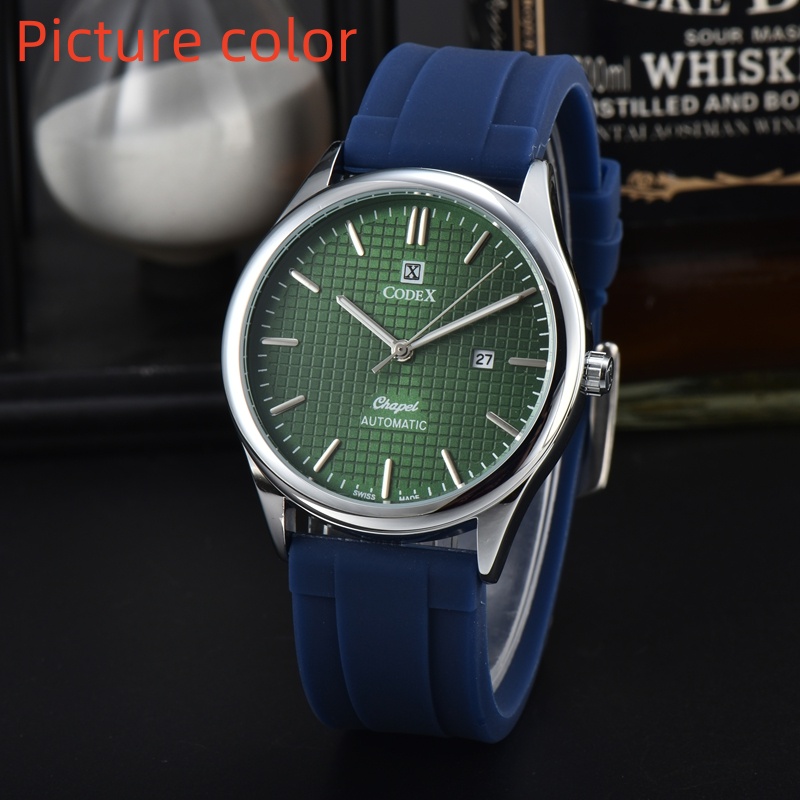 Codex Wrist Watches for Men 2026 New Mens Watches Three needles Quartz Watch High Quality Top Luxury Brand designer Clock Steel And Rubber Belt Fash