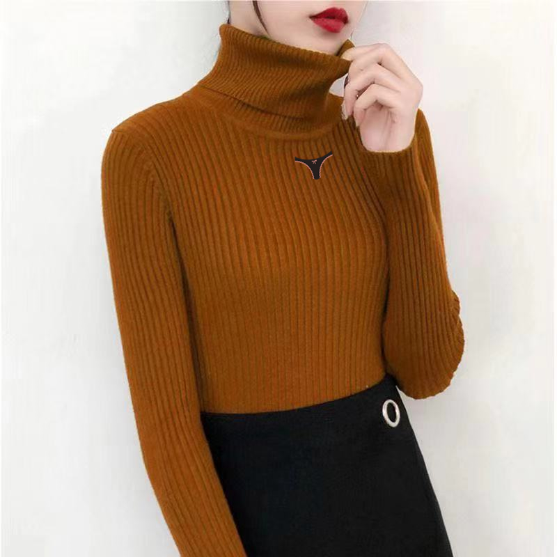 Designer Clothing Women's Knits & Tees Autumn and Winter Letter Advanced Fashion Knitted sweater Womens undershirt fitted sweaters