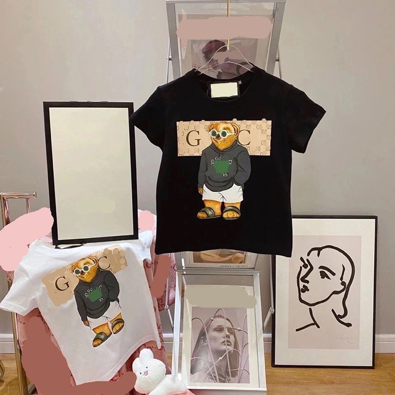 Baby Designer T-shirts Luxury Tops Boys Girls Tees Brand Classic Clothing Kids Tshirt Cartoon Printed Tee -8 High-grade Children Clothes DPD24072-image-1006708482