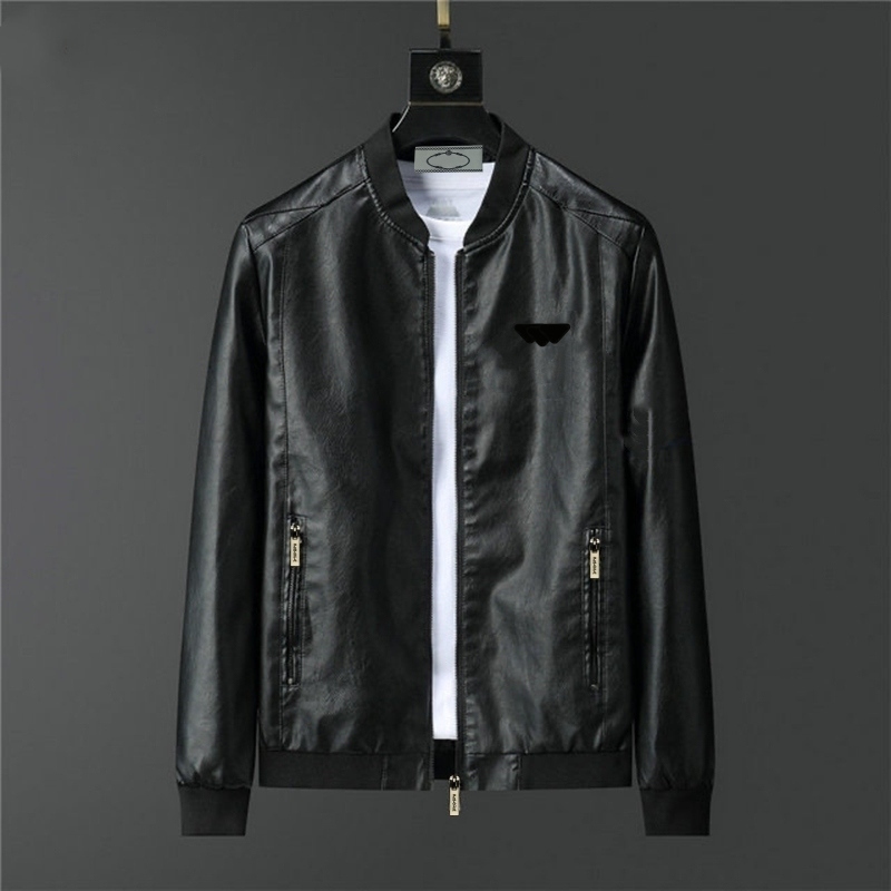 Mens Jackets designer Men leather jacket European American brand coat autumn winter top fashion trend color handsome unisex hooded casual Outdoor-image-935622297