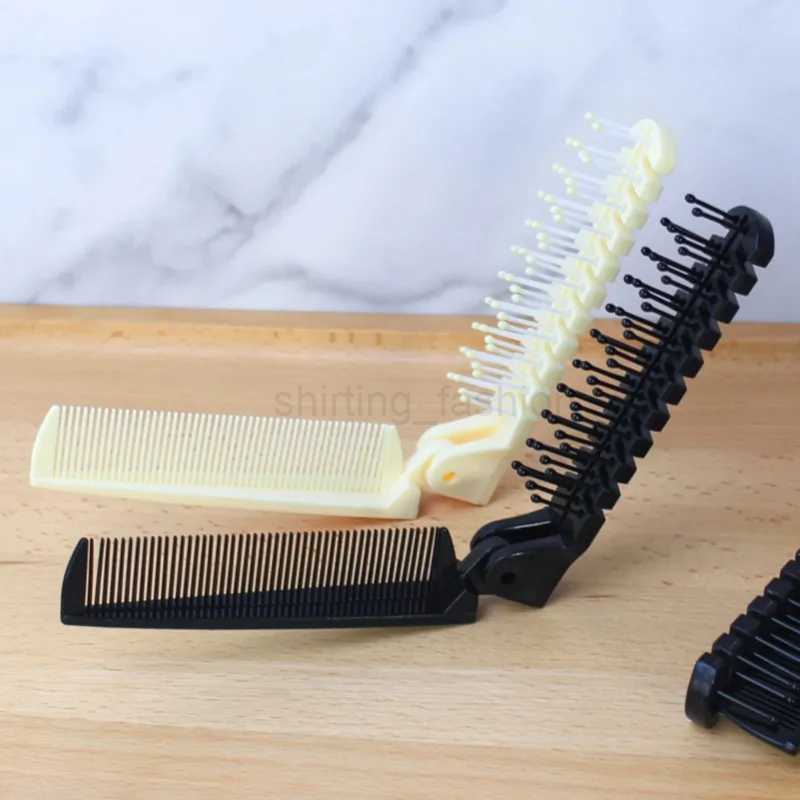 Étudiant deux types de dents de peigne peignes pliables Femmes hommes pèse paquet peigne pour l'outil de style de voyage mini pinceau de cheveux