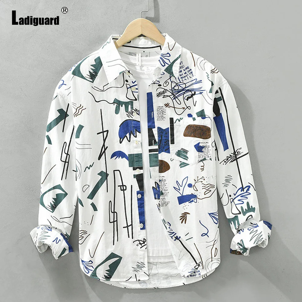 Creative Fashion 3DPrint Blouse Mens Vintage Shirts Clothing Spring Harajuku Tops Men Casual Pocket Shirt blusas hommes 240729