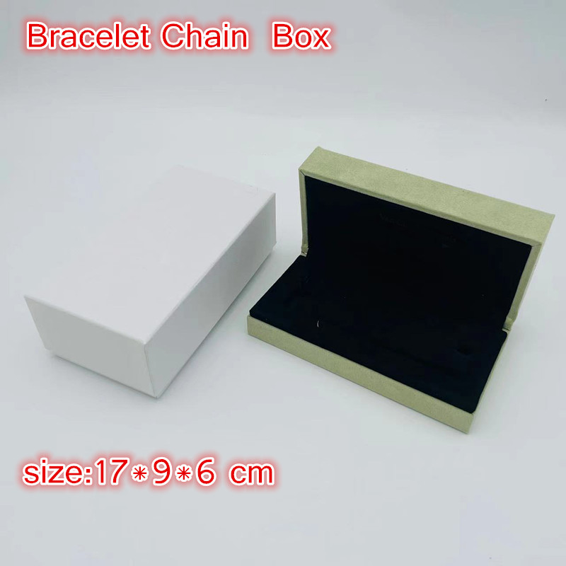 2026 New Designer Boxes cologne Green Color Ring Case Necklace Bracelets Box Jewelry Packaging Display perfume Comes With Certificate
