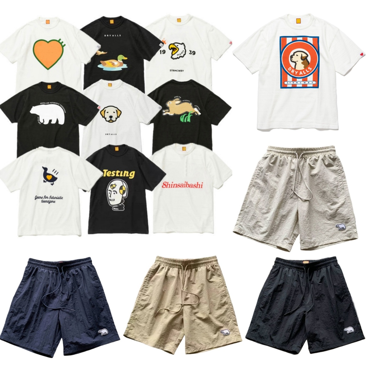 Designer shirt mens t shirts Tshirt des hommes tee shirt sweatshirt mens shorts and t shirt set summer cotton causal short sleeve breathable tees-image-973091523