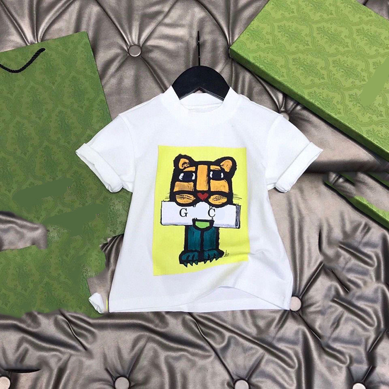 Designer T-Shirts Luxury Kids Clothing Boys Girls Tees Brand Tops Cartoon Printed Tee -8 Personalized Clothes Size 90-160cm DPD2407309 L260508GX0N