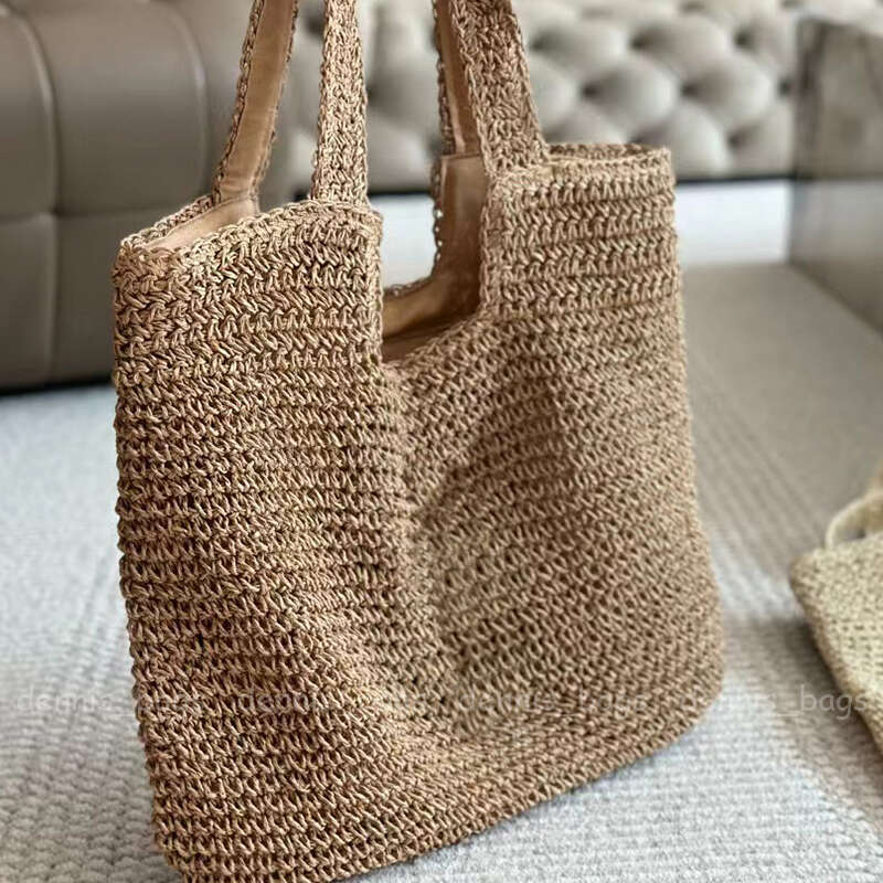 Shoulder Beach Bag Straw Casual Tote Fashion 2024 New Designer Woven Summer Shopping Bags High Quality Handbags-image-953830440