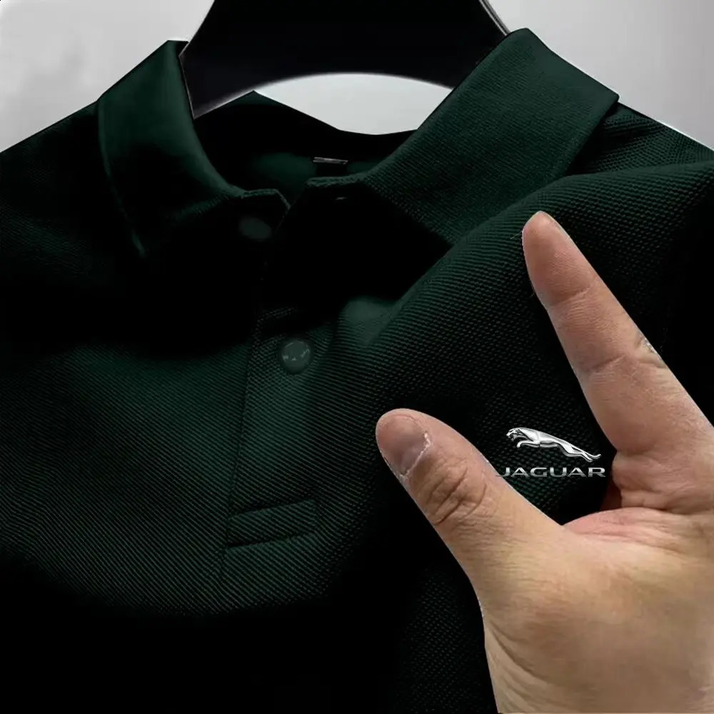 Mens casual long sleeved polo comfortable fashionable business T-shirt at a good price for summer 240730