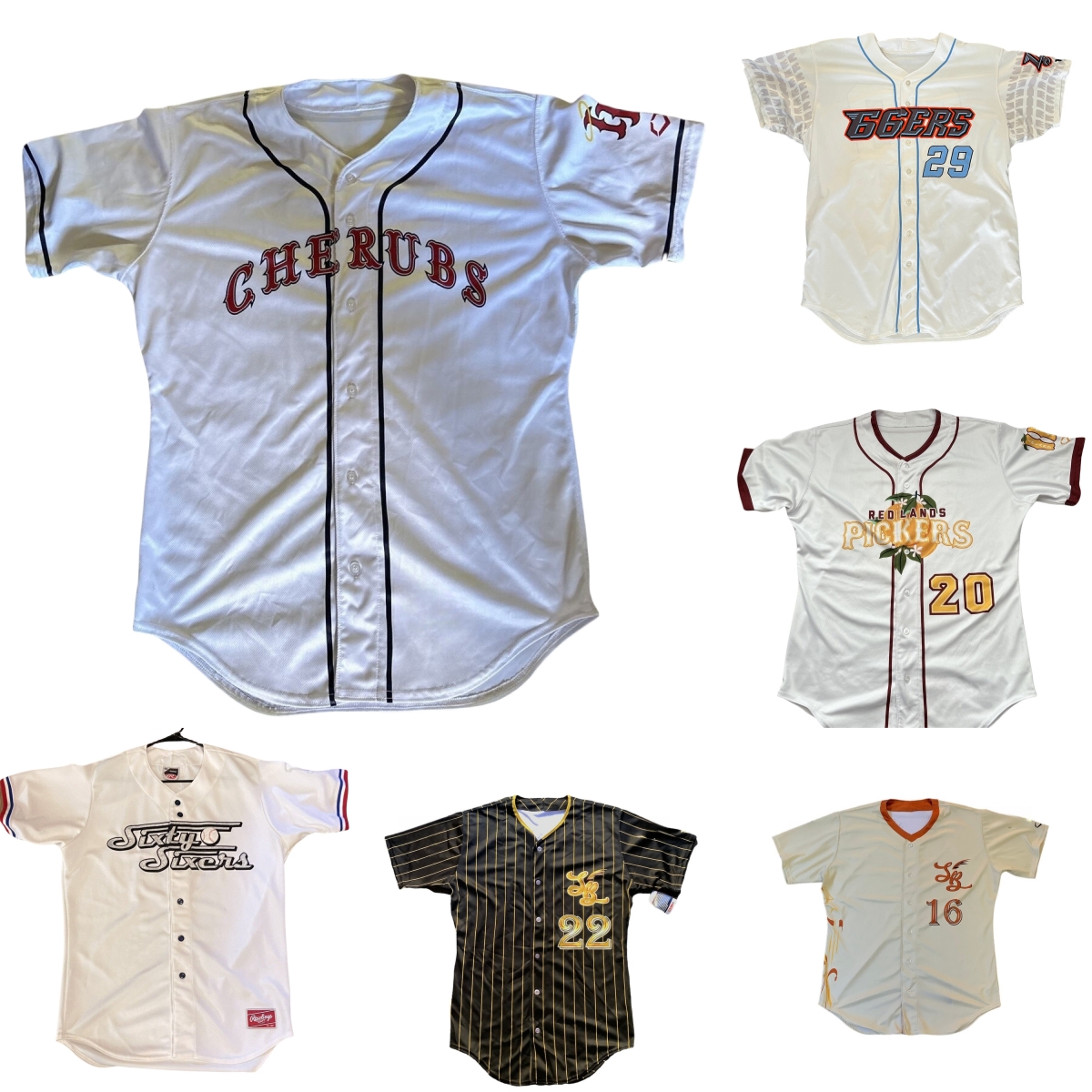 Inland Empire 66ers Baseball Jersey Custom Jersey Numéro de nom