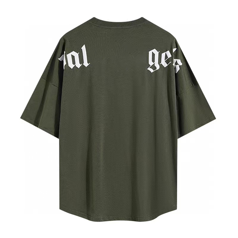 Designer t shirt luxury brand clothing shirts spray heart letter cotton shortsleeve spring summer tide mens womenstees EU SIZE S-XL