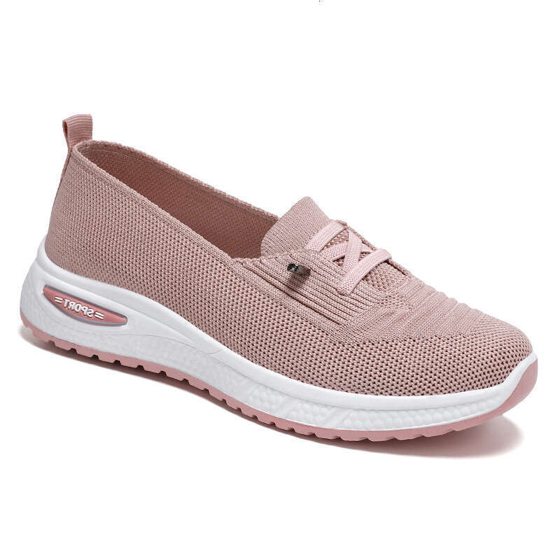 Summer Versatile Women's Shoes Soft Sole Flat Bottom Breathable Comfortable Suitable Fashion Walking shoes Triple Black Free shipping 456