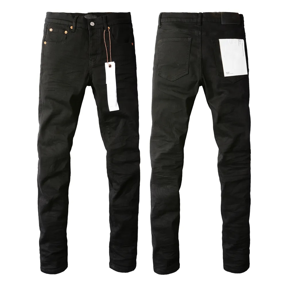 Men's Jeans 2024 Solid Streetwear Jeans Fashion Black Denim Pants Slim Stretch Jeans-image-917169561