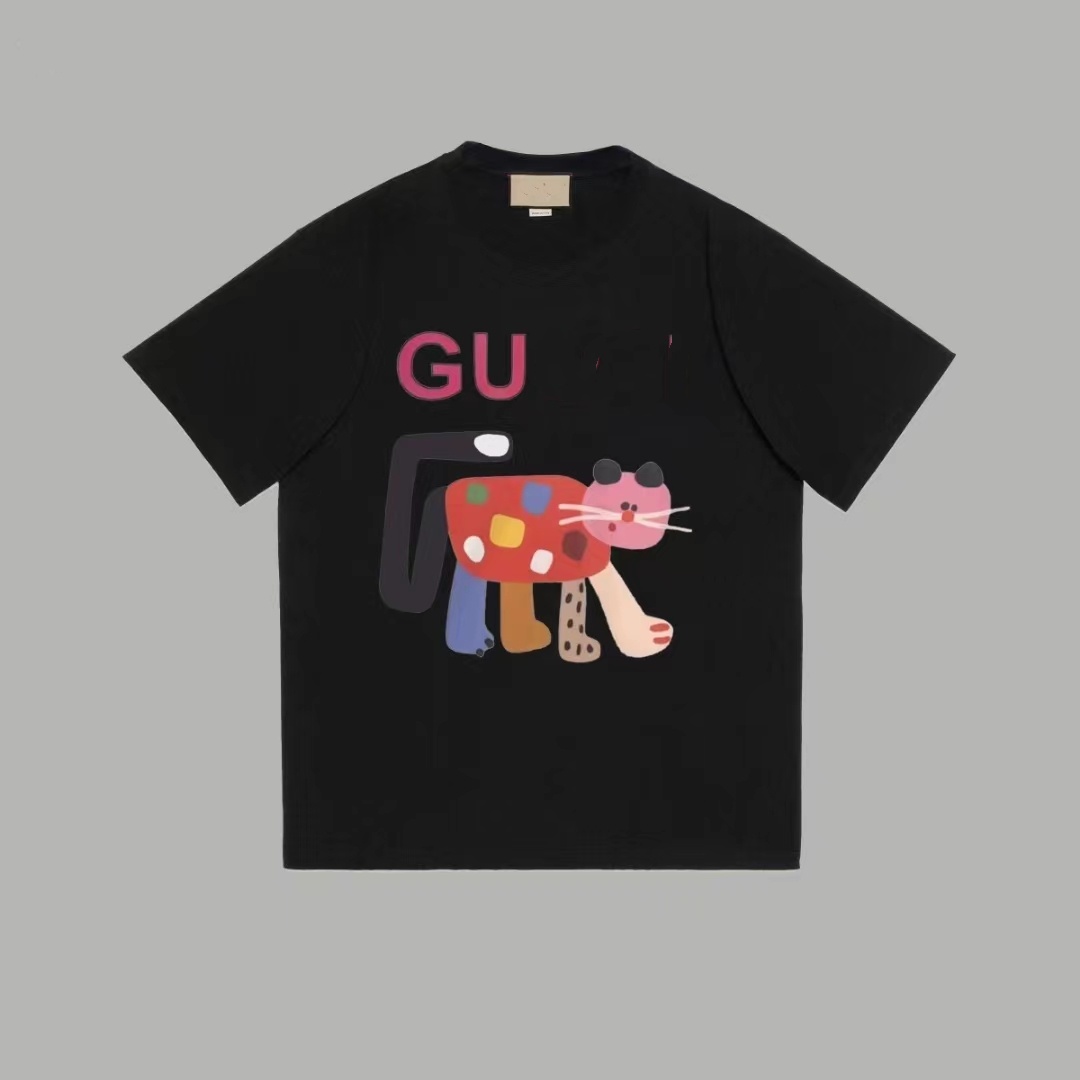 Tshirts baby t shirt kid designer clothes summer kid Short sleeve fasion 100 cotton Comfortable breathable without pilling tops brand 115 ages ca-image-1041564666