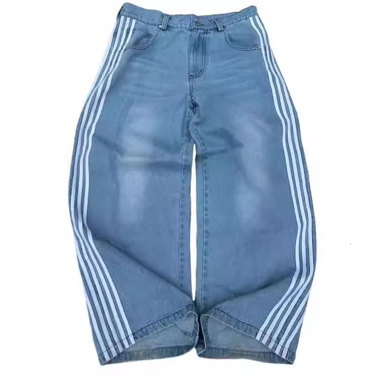 Jean JNCOS Mens Clothing Pantalones Hombre Streetwear Pants JEANS Clothes Ripped Denim Shorts Baggy JORTS 2000s Y2K JNCO 240823