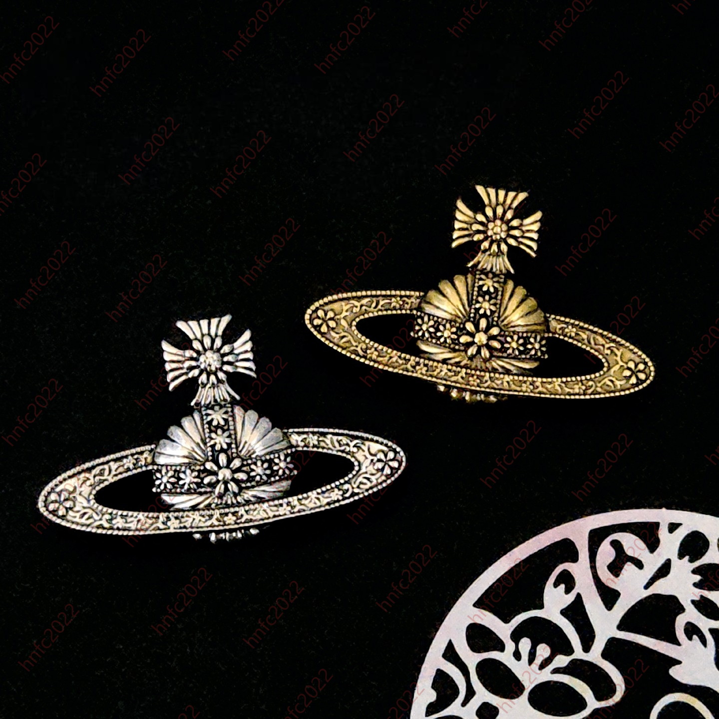 Marque de mode Desinger Saturne broche épingles femmes ornes or sliver fleurs planètes broches combinaison bijoux de bijoux de bijoux décoration