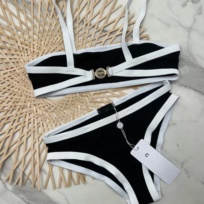 Fashion women Swimwear designer bikinis swimsuit black white swimsuits c Swimwear thong Two Piece Designers Bikini Top Sexy Woman Bathing Suits B-image-958966850