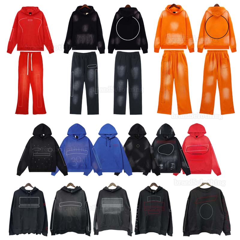 designer black hoodie sweatpants sets male long sleeve jumper tracksuit streetwear classic caps coat trend pocket loose jacket daily wear mens cl-image-978521945
