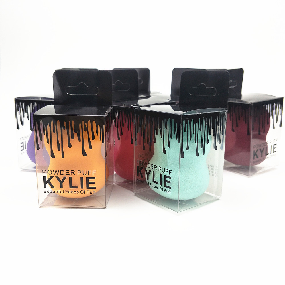 Foundation Beauty Makeup Puff Sponge 10 couleurs Maquillage Mélanger maquillage avec sac de détail Emballage des outils de maquillage cosmétique