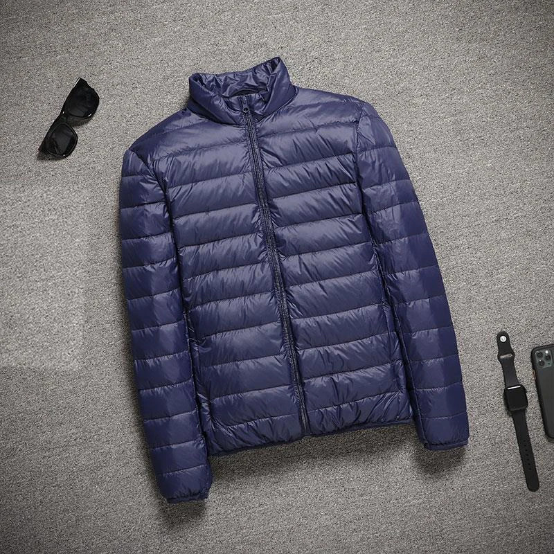 Mens AllSeason Ultra Lightweight Packable Down Jacket Water and WindResistant Breathable Coat Big Men Hoodies Jackets y241024