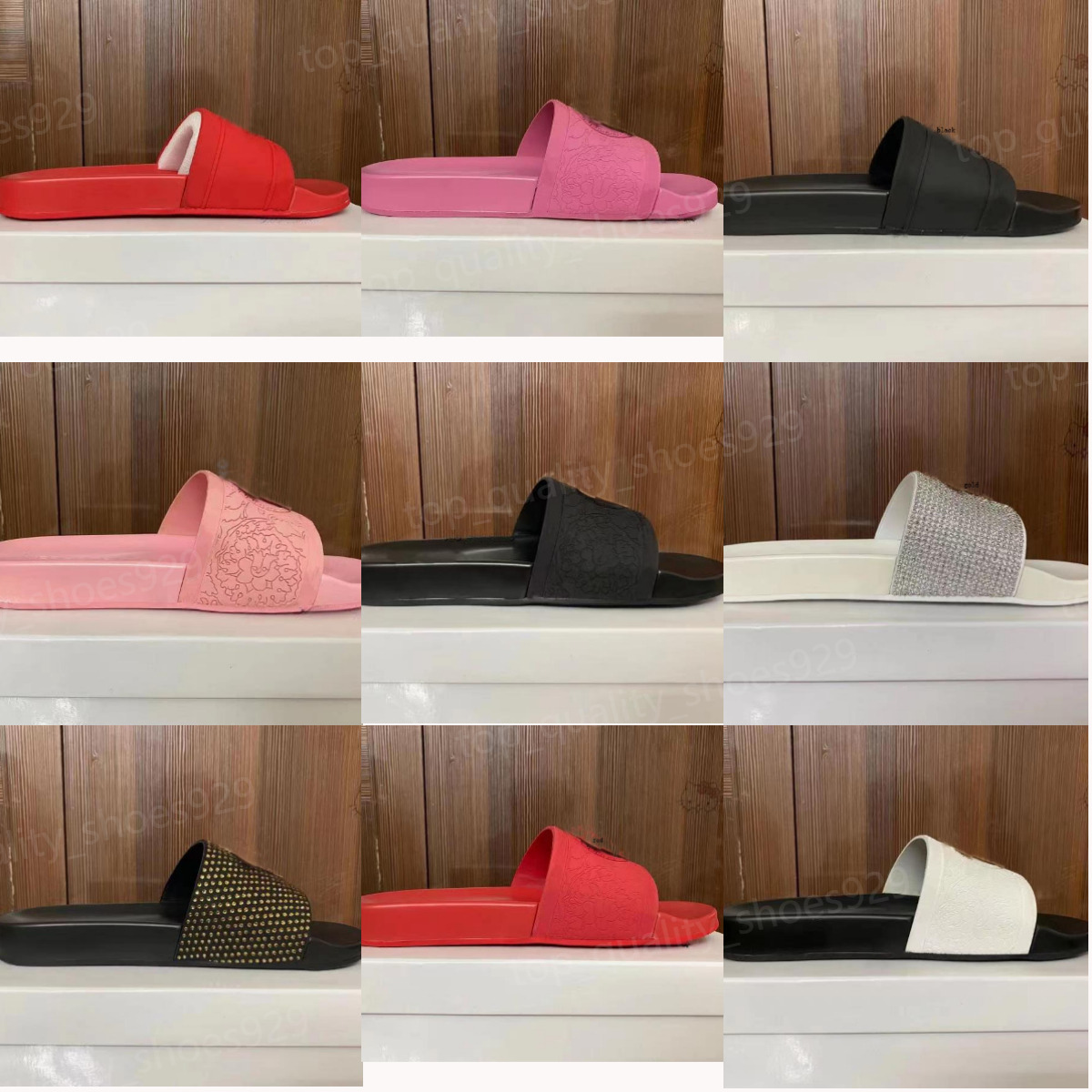 luxurys Designer slippers New fashion classics PALAZZO sandal Casual shoe Mule mens womens sandale Sliders Metal logo slipper Summer platform fla-image-959343881