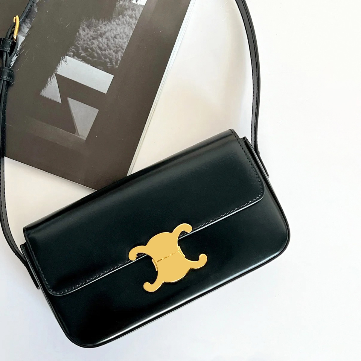 10a TEEN TRIOMPHES shoulder bags handbag Man Womens Clutch baguette Designer bag tote strap Leather Luxurys envelope flap travel satchel underarm Crossbody Bags 