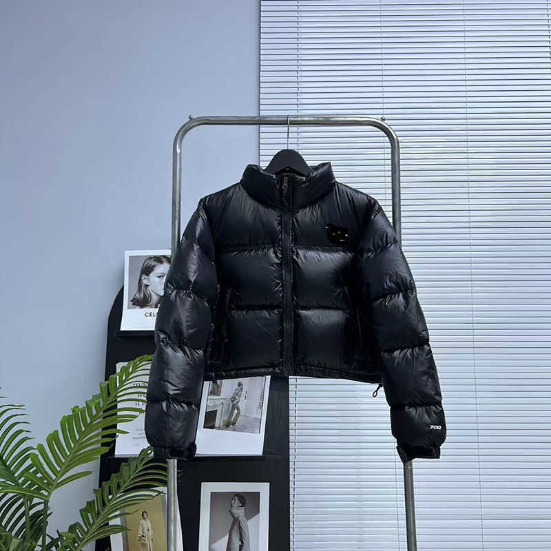 Designer Cropped Down Jacket for Women Lightweight Puffer Winter Fashion Slim Corset Style Coats1cioii1zxrpv