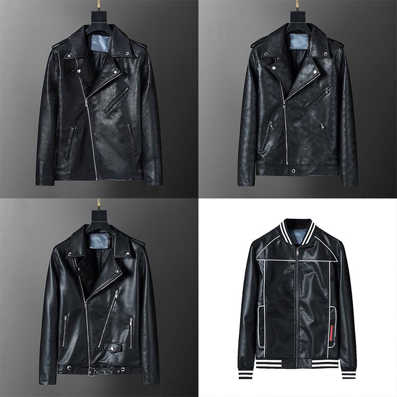Designer Leather Clothing Windbreaker Jacket Mens Letter Print Coat Keep Warm Outerwear Old Flowers Outfit Retro