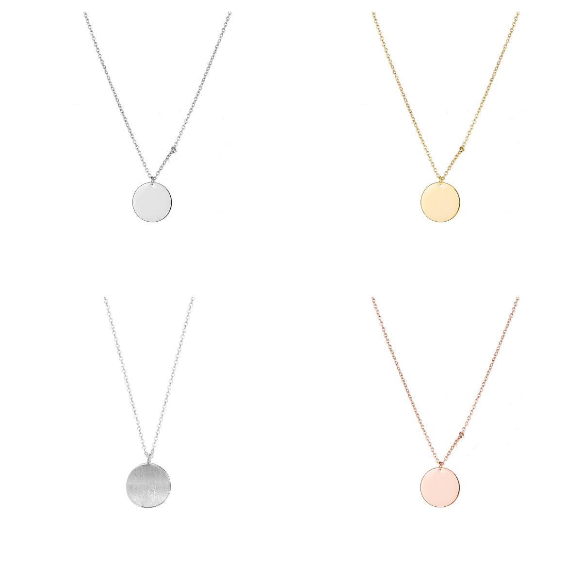 Collier S925 Collier de créateur cadeaux de vacances en acier inoxydable en acier élégant mini design bijoux joelry colliers de créateurs collier