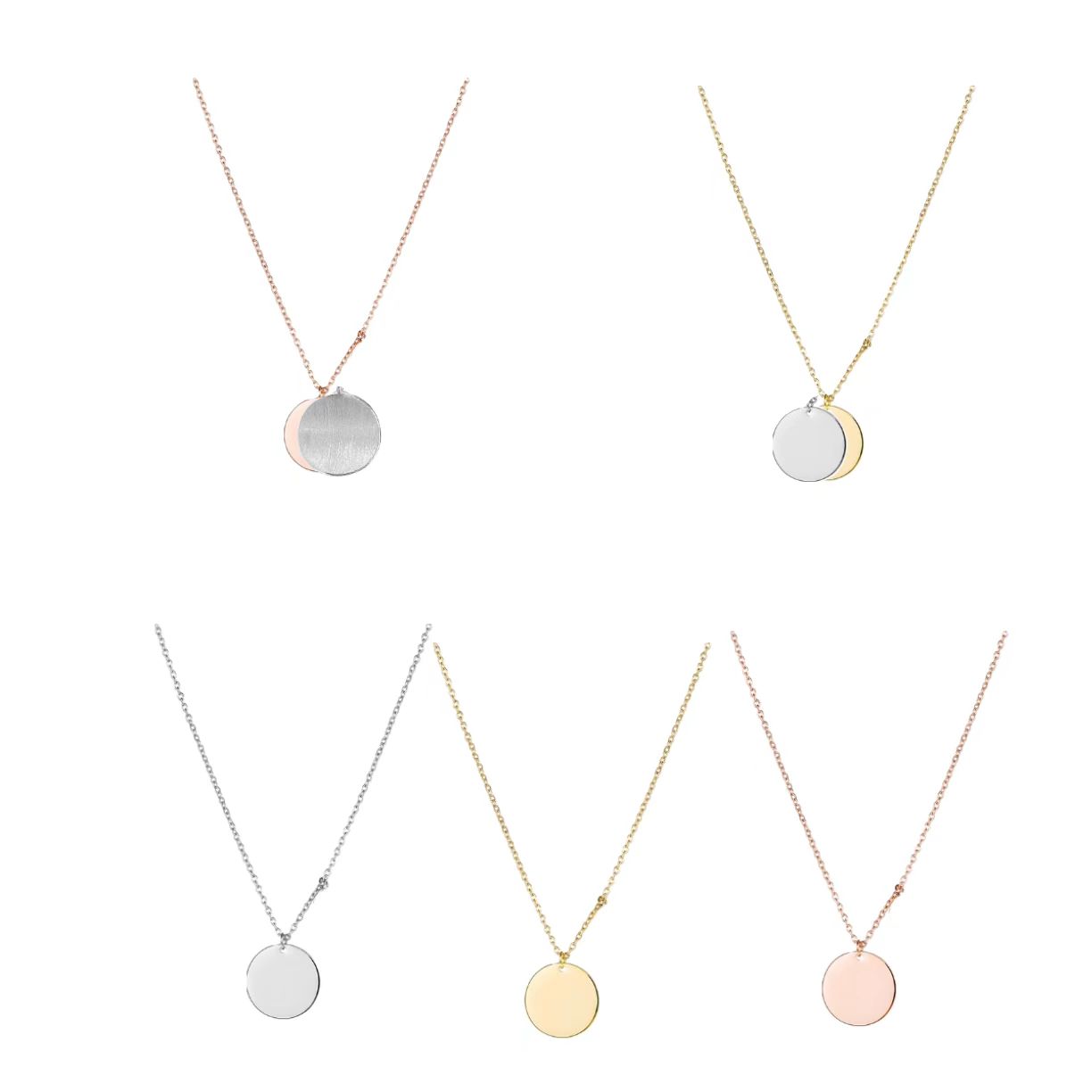necklaces designer heart necklace Stainless Steel Silver Plate necklace gold necklace her gift Small fresh design necklaces designer designer jewelr