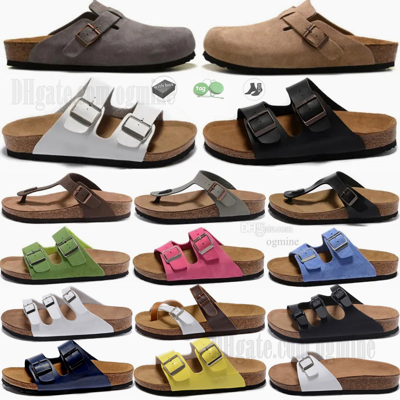 Designer Slippers Platform Bostons Clogs Mayari Flip Flop Leather Slides Buckle Women Mens Sandals Trainers Outdoor Arizonas clog Loafers Birkin dhgates 36-45 