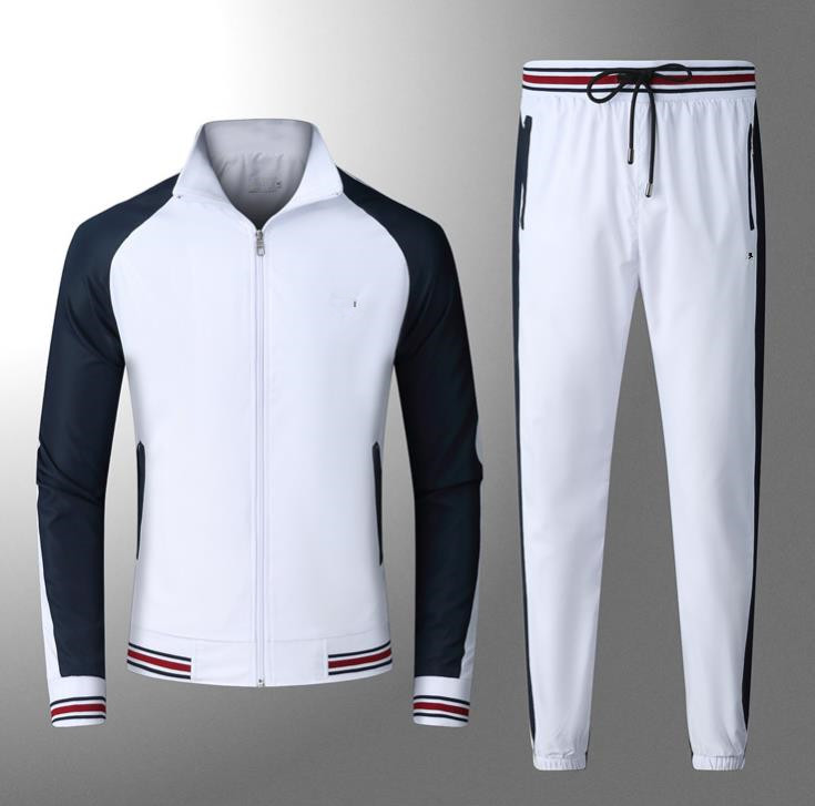 Ensemble de survêtement homme à capuche zippée costume tech design sportswear mode décontractée France broderie crocodile tenue sport homme vêtem