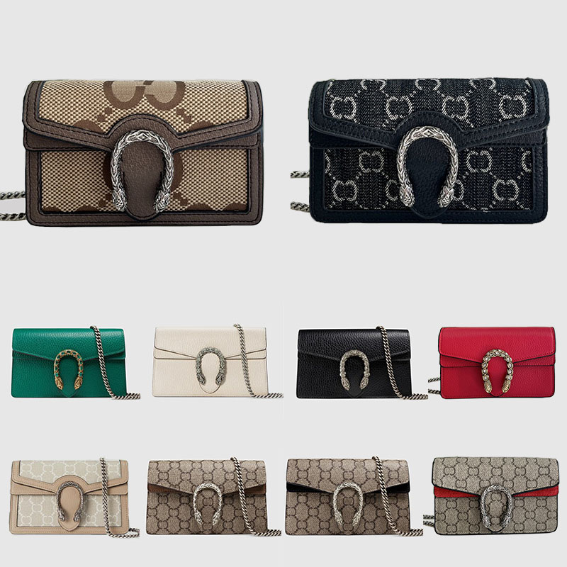 Designer Dionysus Mini Small Ophidia Femme Sac Sac Saclet sur Chain Sacs à main